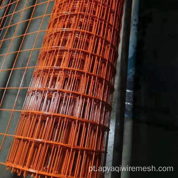 Malha de arame soldada com revestimento de PVC/galvanizado de 1/4 de polegada